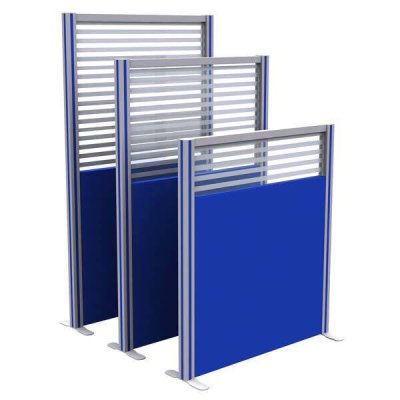 Office partition + striped glass